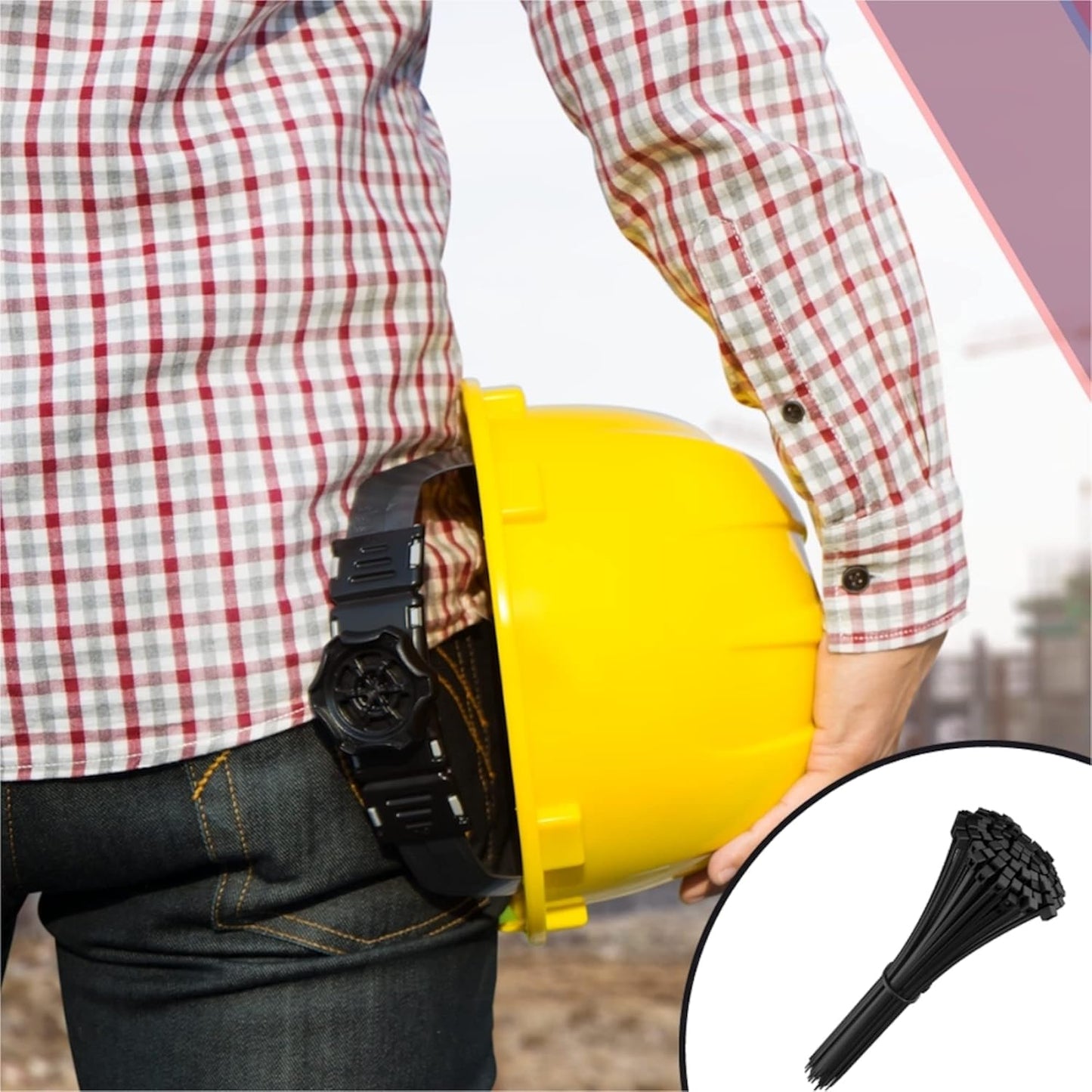 intervisio Kabelbinder 430mm x 4,8mm schwarz 100 Stück