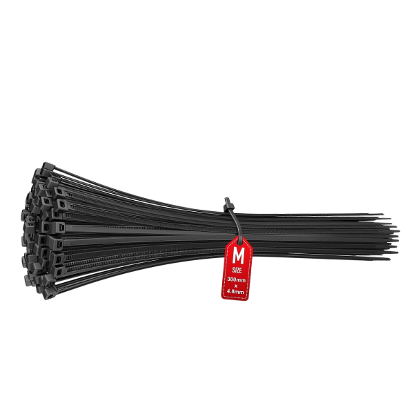 elektro länge lange kaelbinder stark starke extra technik größen stücke professionelle wetterfest binder kabel lang höchsten einsatz profi kabelbinderzange cable ties 30cm universalbinder set uv uv-beständig beständig 3,6mm 7,6mm wiederverwendbar
