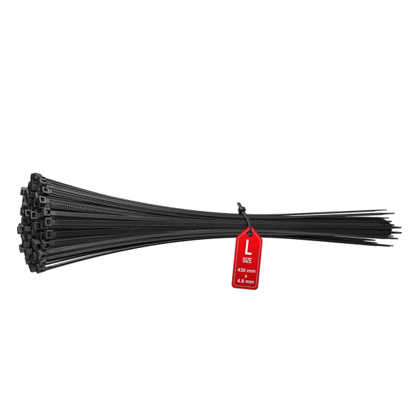 industriequalität elektro extra lange kaelbinder stark starke extra technik größen computer stück stücke professionelle wetterfest binder kabel lang höchsten einsatz profi kabelbinderzange balkon cable ties für 43cm 430 mm universalbinder