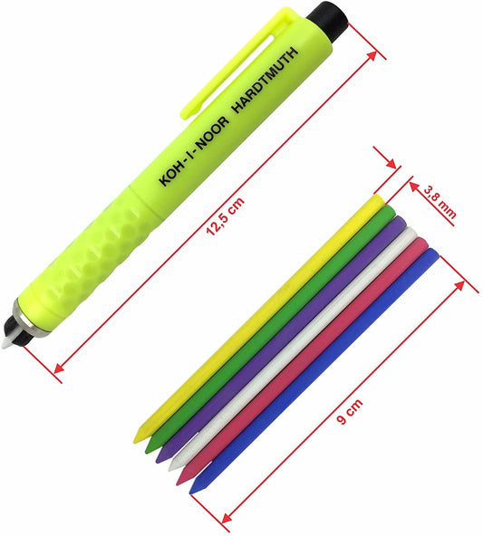 Koh-I-Noor Schneiderkreidestift und intervisio 1 Meter Maßband Ausziehbares