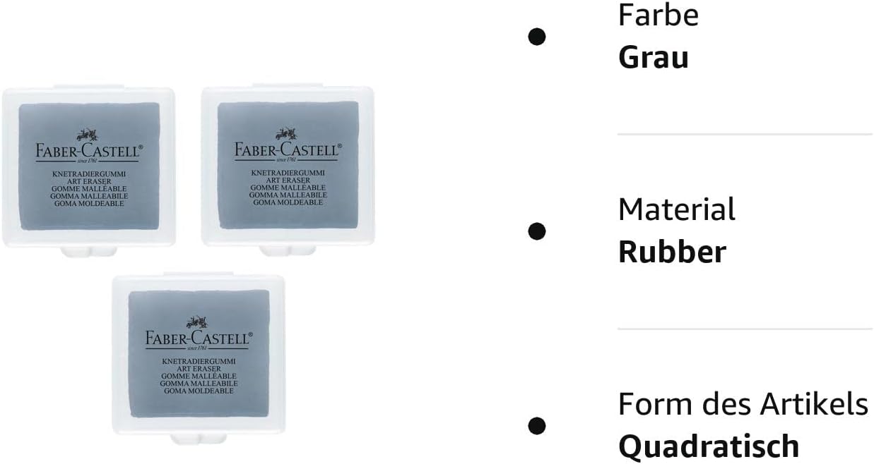 Faber-Castell Art Eraser Faber Castell für Künstler, Grau