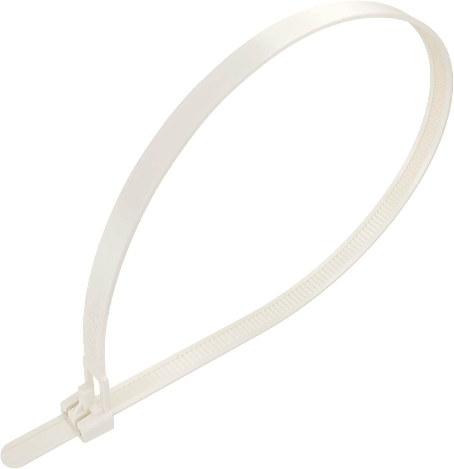 intervisio Kabelbinder wiederverschließbar 540mm x 7,6mm weiß 100 Stück