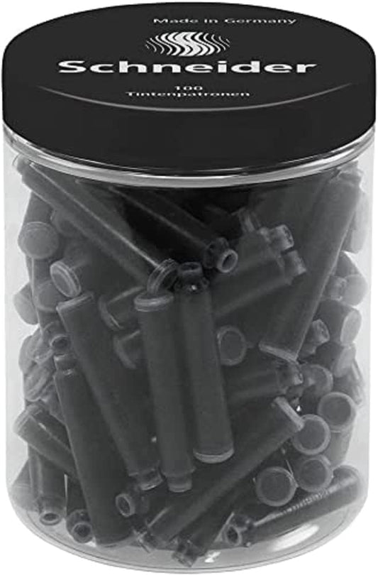 Schneider 6801 Tintenpatronen schwarz, 100 Stück