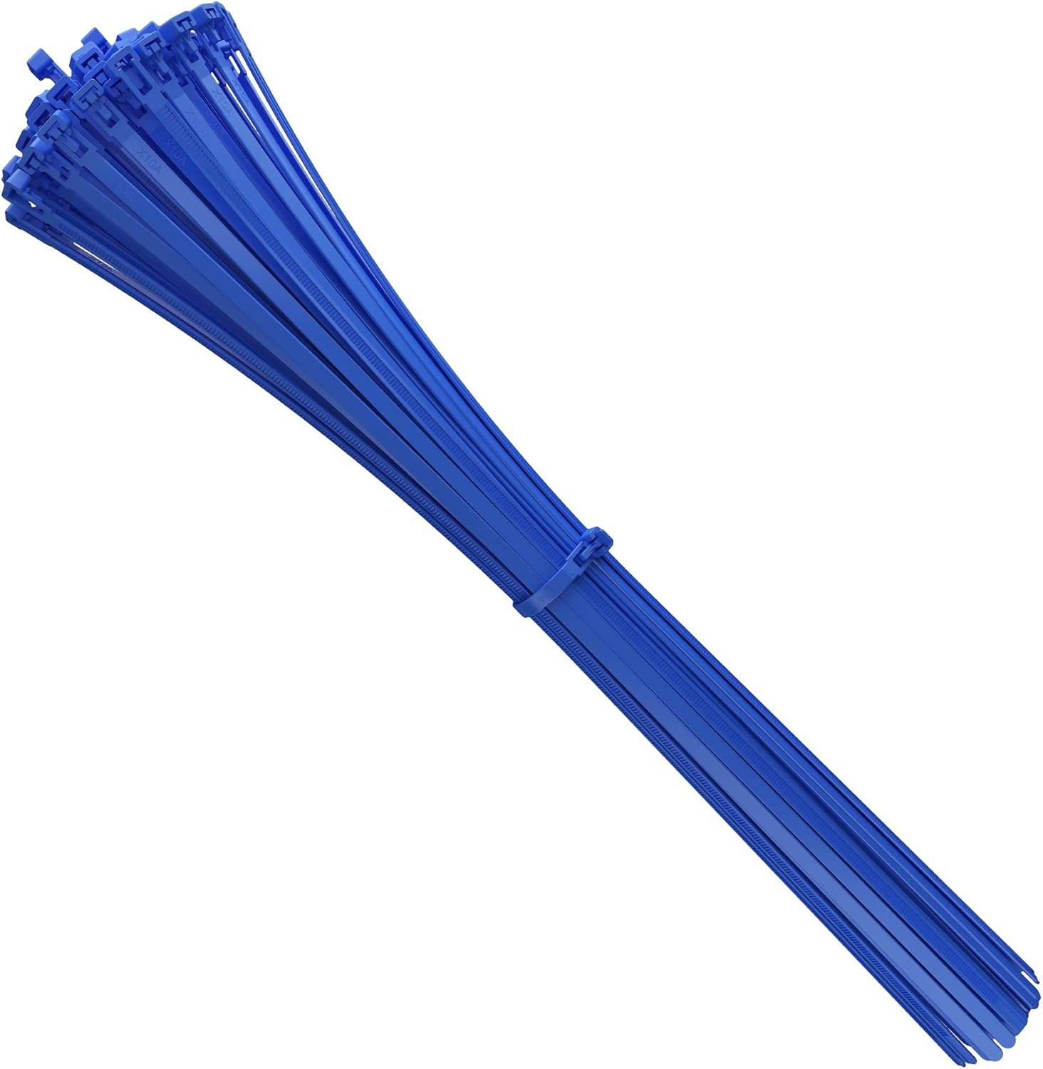 intervisio Kabelbinder Wiederverschließbar 540mm x 7,6mm blau 100 Stück