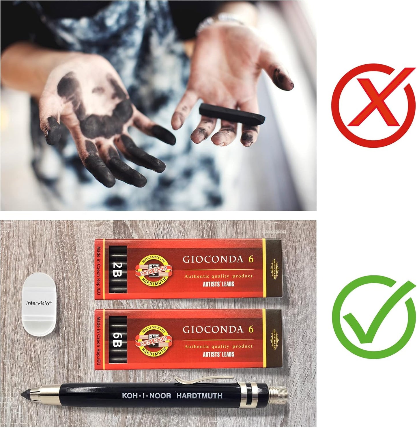 Koh-I-Noor 5359 Mechanischer Fallminenstift 5,6mm Set