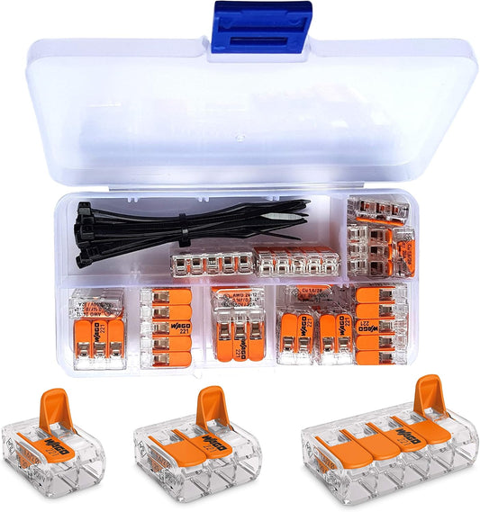 intervisio Sortimentsbox mit WAGO Klemmen 25 Stück