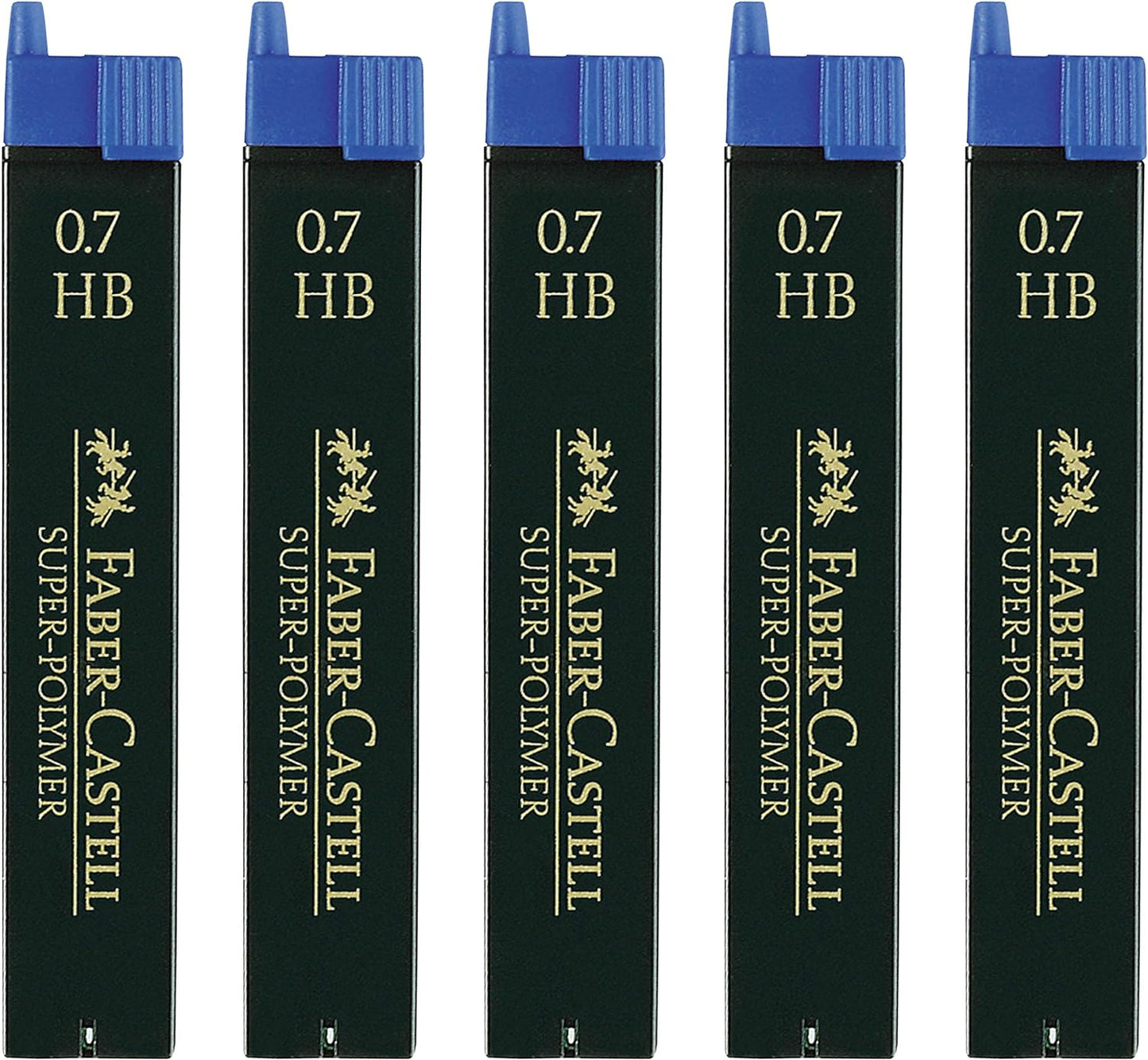 Faber-Castell 5er Sparpack SUPER-POLYMER Feinminen 0.7HB 120700