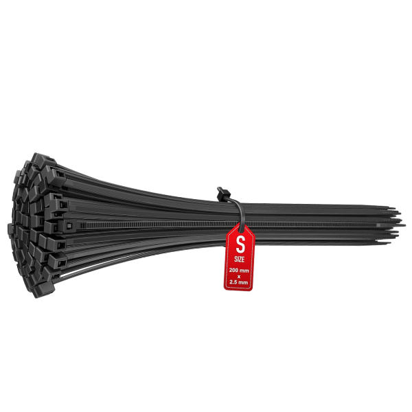 elektro länge lange kaelbinder stark starke extra technik größen stücke professionelle wetterfest binder kabel lang höchsten einsatz profi kabelbinderzange cable ties 20cm 200 mm universalbinder set uv uv-beständig beständig wiederverwendbar 