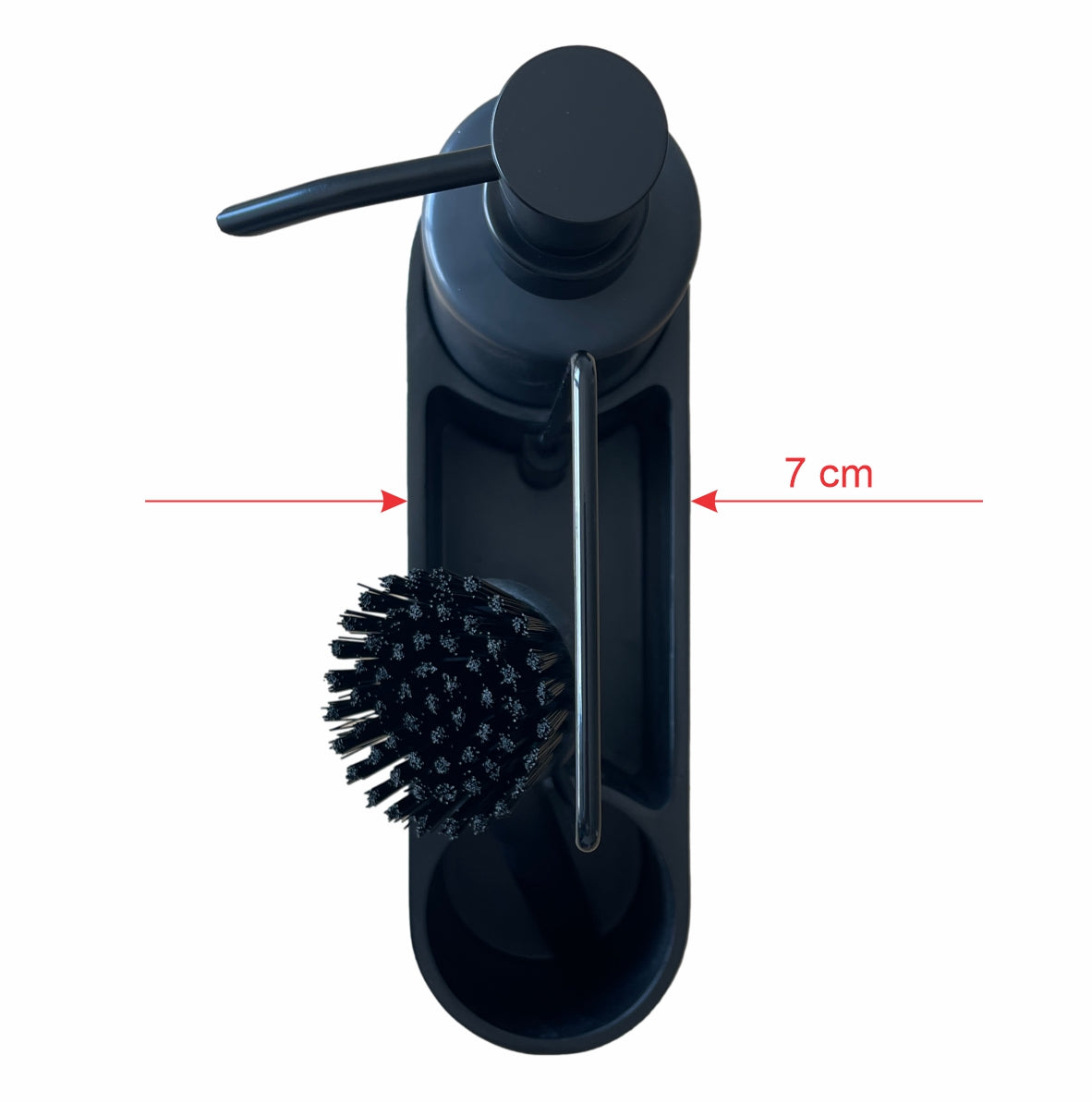 Geschirrspülset - Spülorganizer mit Seifenspender, Spültuch und Spülbürste