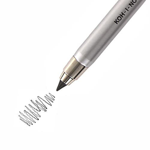 Koh-I-Noor 5359 Fallminenstift 5,6 mm - Graphitminen Set 4865 4B und Bleistiftspitzer mit Radiergummi