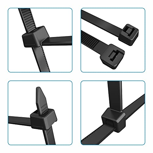 Kabelbinder Extra Lang Industriequalität - 1500mm x 9mm, UV-beständig schwarz, 10 Stück