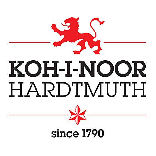 Koh-I-Noor Graphitminen 5,6 mm Härtegrad 6B x 2 für Druckbleistift + Intervisio Anspitzer/Radiergummi