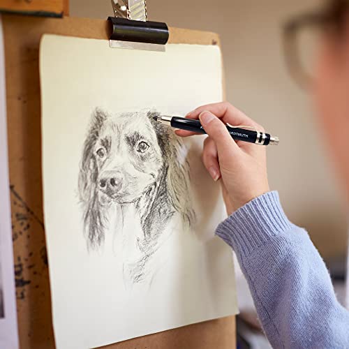 Koh-I-Noor Graphitminen 5,6 mm Härtegrad 2B x 2 für Druckbleistift + Intervisio Anspitzer/Radiergummi