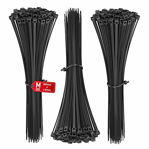 Orno Kabelbinder schwarz UV-beständig 100 Stück Breite 3,6mm